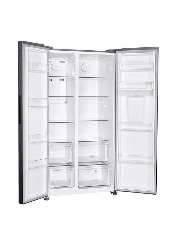 Hoover HHSBSO-6174XWDK-1 American style fridge freezer with non plumbed water dispenser - Inox - Image 3